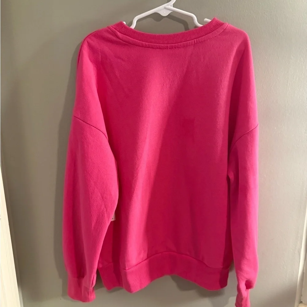 NWT Barbie Pink and Purple Crew Neck Sweatshirt